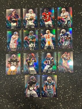 Topps Midnight Legends NFL Trading Card Collection - Black Holographic Set